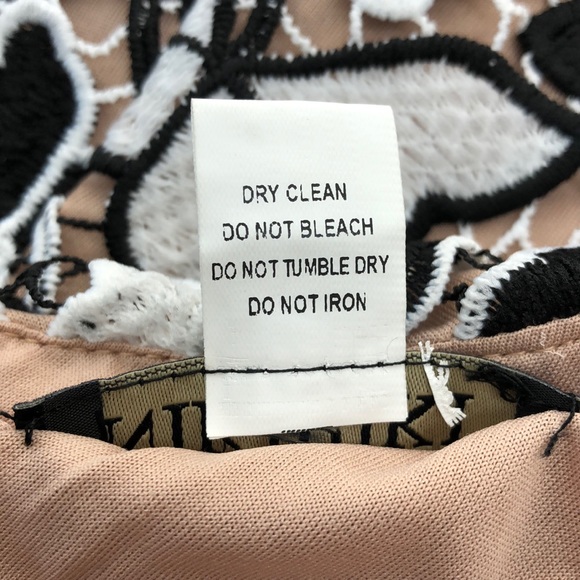 Nikibiki Black White Lace Overlay Butterfly Dress - Picture 7 of 7